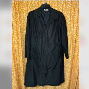 Vintage Nun's Black Trench Coat
